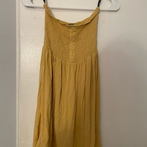 Yellow forever 21 dress